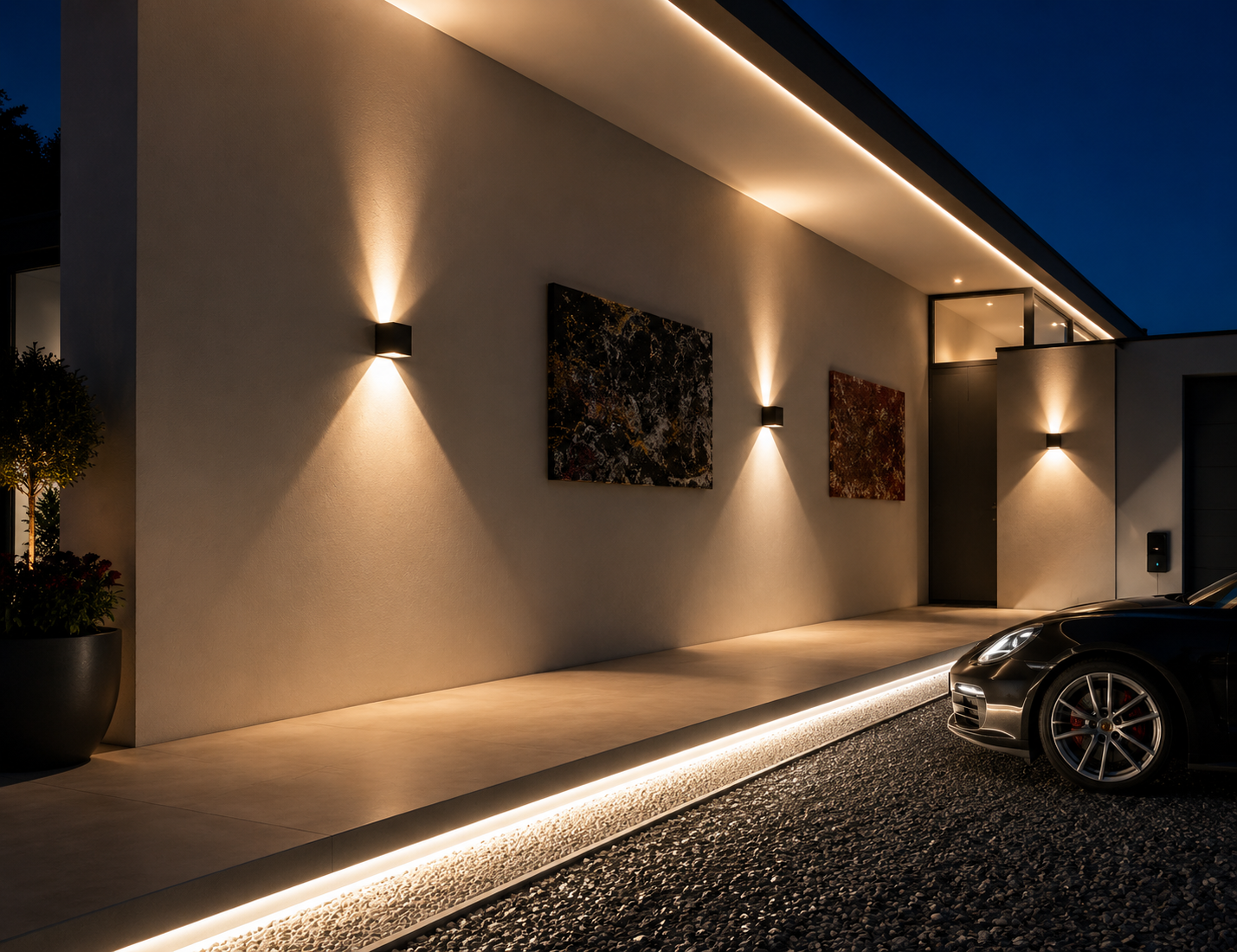 Garage KI-Visualisierung